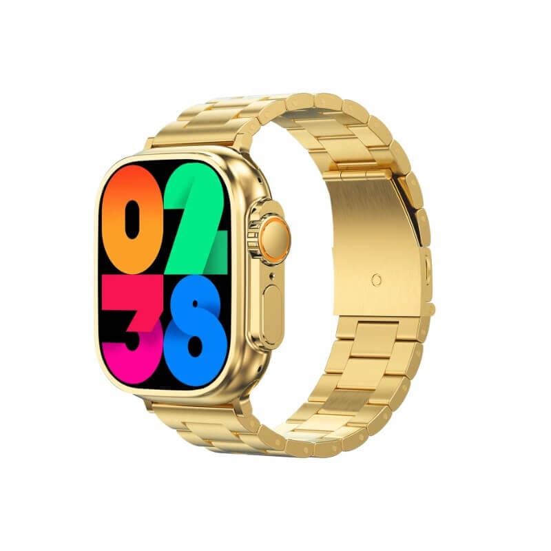 G-Tab FT8 AMOLED Smartwatch - Gold