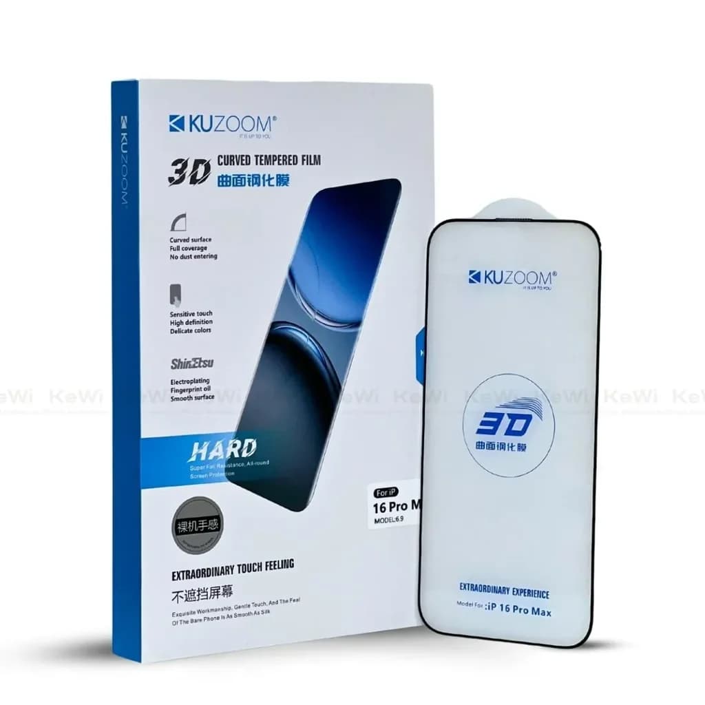 Kuzoom iPhone 16 Pro Max Privacy Glass Screen