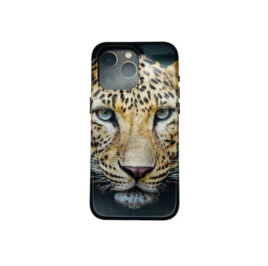 Kajsa iPhone 15 Pro Max Cover - Black Tiger
