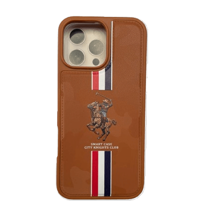 City Knights Club iPhone 16 Pro Max Case - Brown