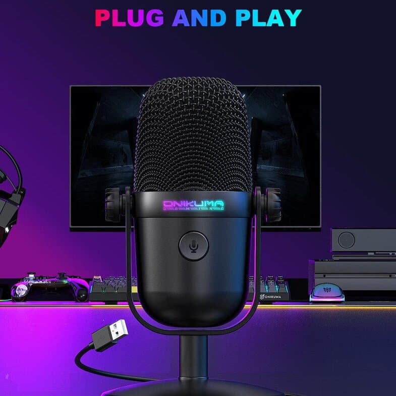 ONIKUMA M830 USB Condenser Gaming Microphone 4