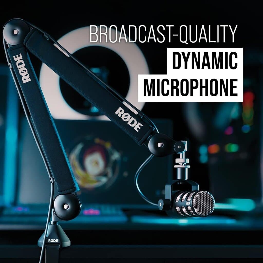 RØDE PodMic Broadcast Microphone - Black 3
