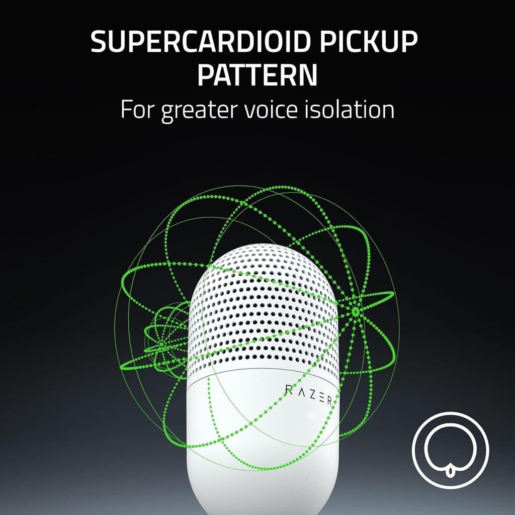 Razer Seiren V3 Mini USB Microphone - White 4