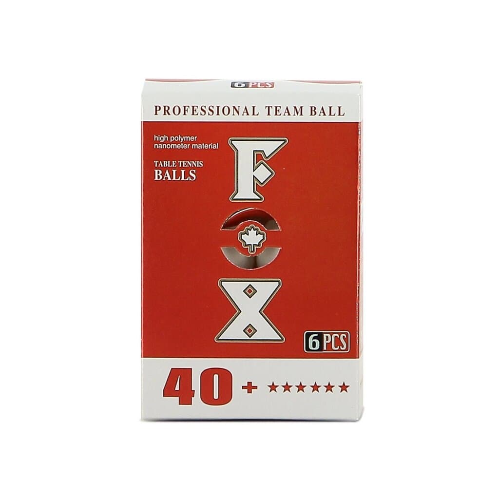 Fox Professional 40+ Polymer Table Tennis Balls