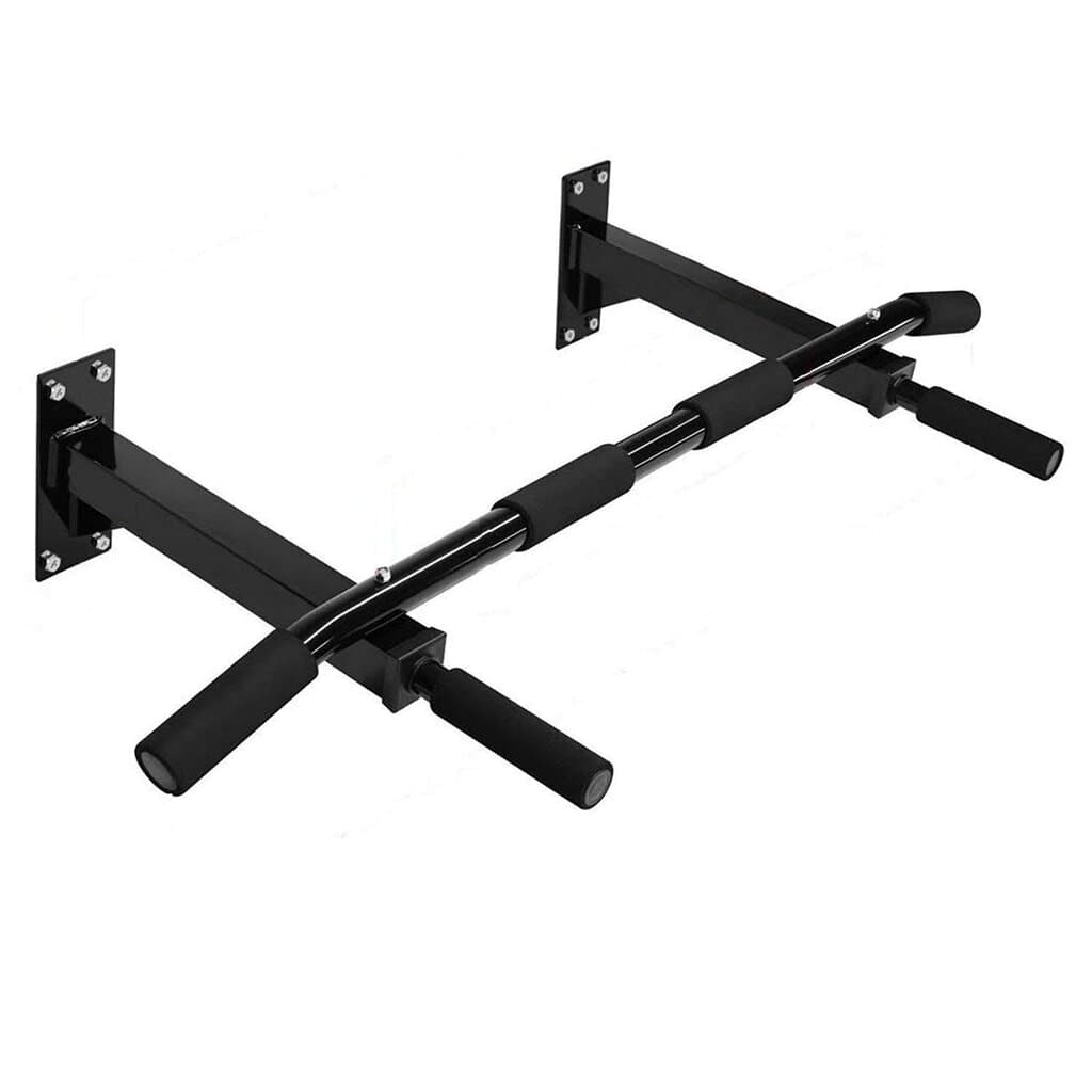 Wall Mounted Pull Up Bar Dip Station Home Gym Equipment