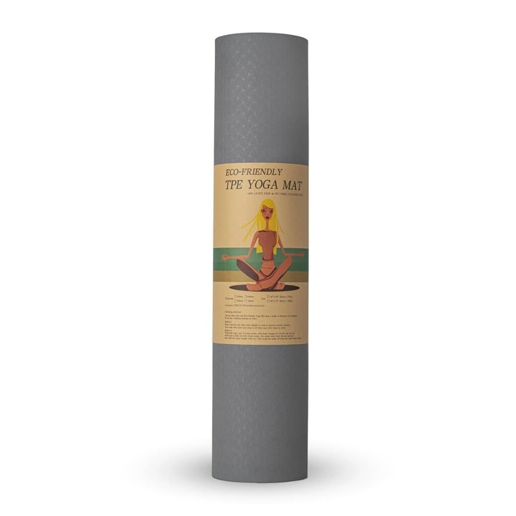 TPE Yoga Mat - Gray
