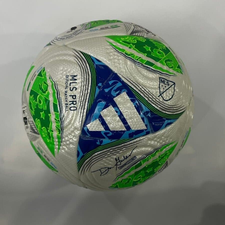 MLS Pro Football Official Match Ball - White, Green & Blue