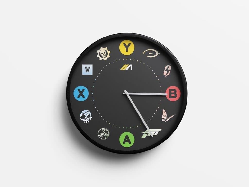 ARI GAMING Xbox Icon Gaming Wall Clock