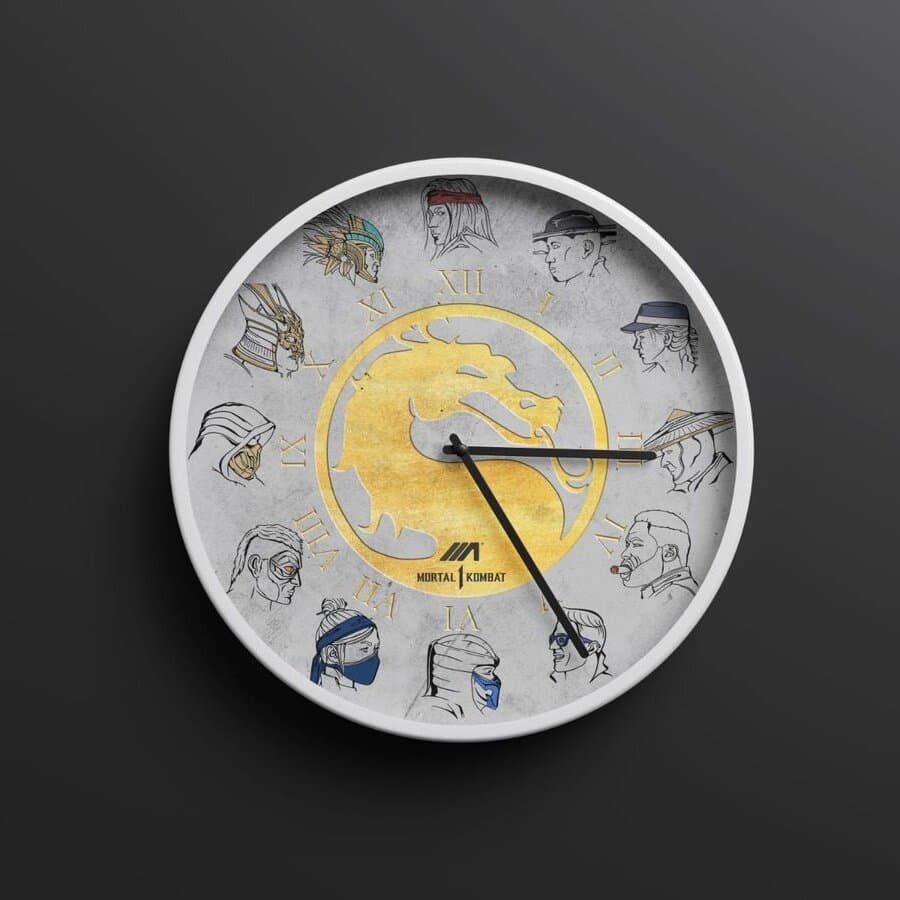 ARI GAMING Mortal Kombat Gaming Wall Clock