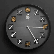 ARI GAMING Grand Theft Auto: San Andreas Gaming Wall Clock