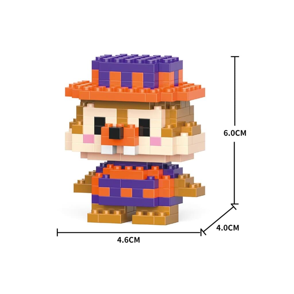 Nano Block Cartoon DIY Mini Building Bricks Toy (Chip Munk Dale)