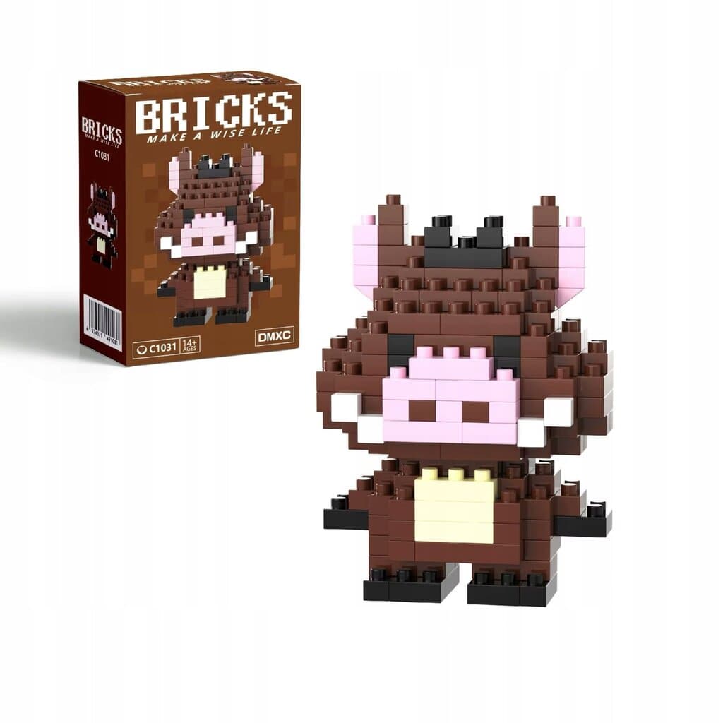 Nano Block Cartoon DIY Mini Building Bricks Toy (Pumbaa)
