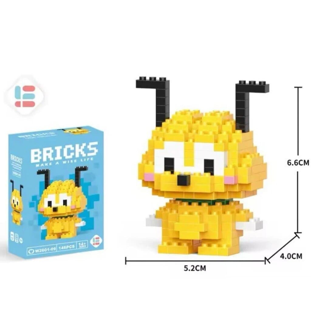 Nano Block Cartoon DIY Mini Building Bricks Toy (Pluto)