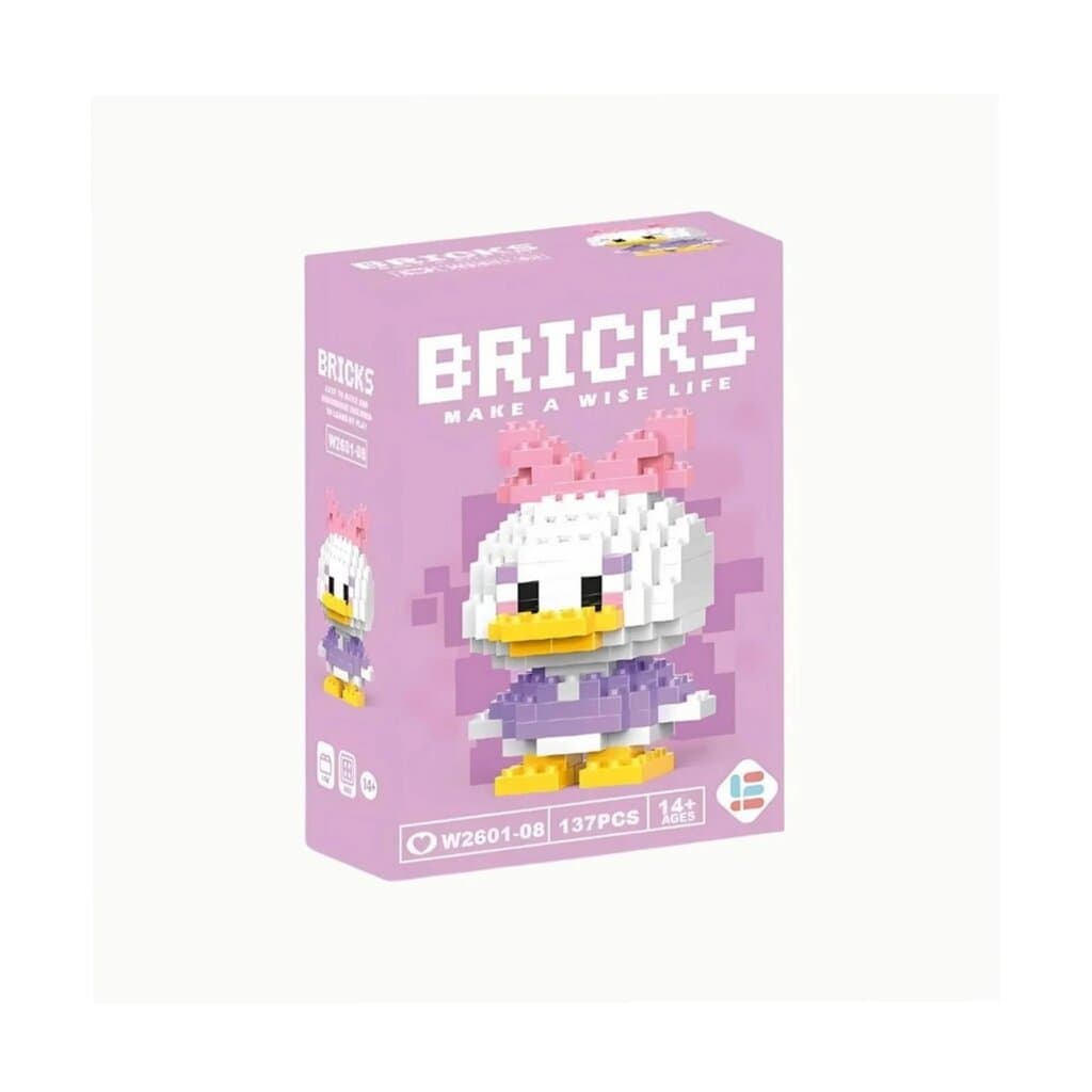Nano Block Cartoon DIY Mini Building Bricks Toy (Daisy Duck)