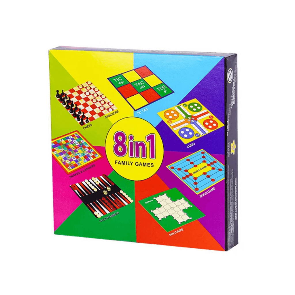8 in 1 board games