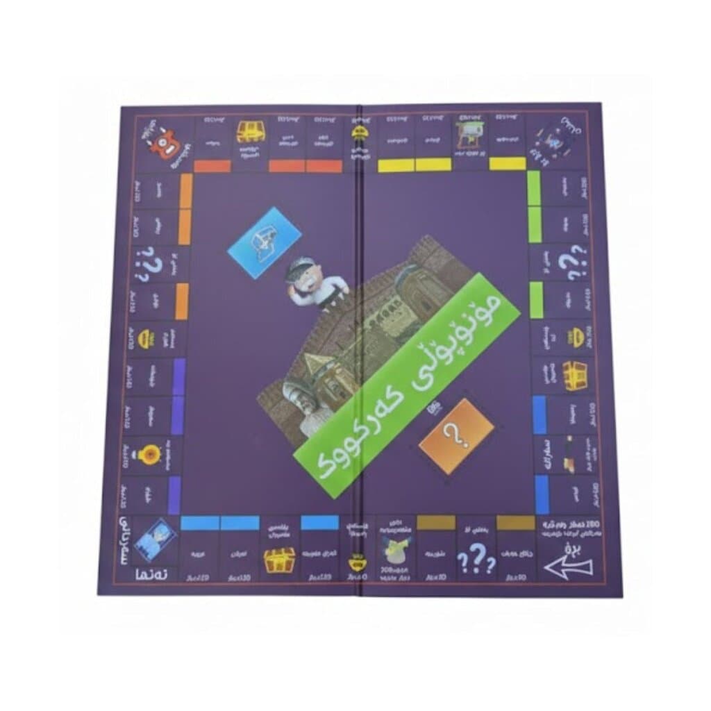 Kurdistan & Kirkuk Double-Sided Monopoly: Two Games in One! 3