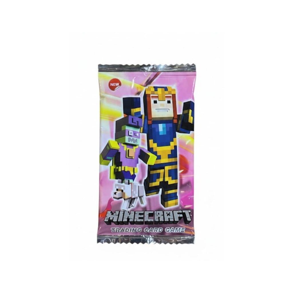 Minecraft Trading card name (1pcs)