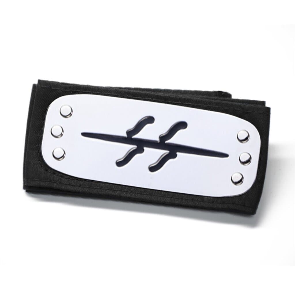 Naruto uzumaki headband (Black Anti Kirigakure)