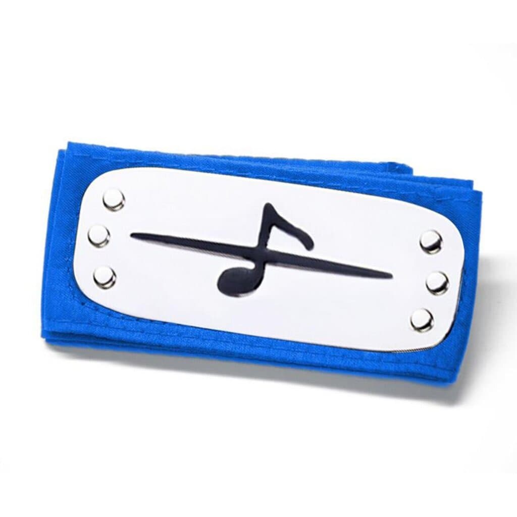 Naruto uzumaki headband (Blue Anti Otogakure)