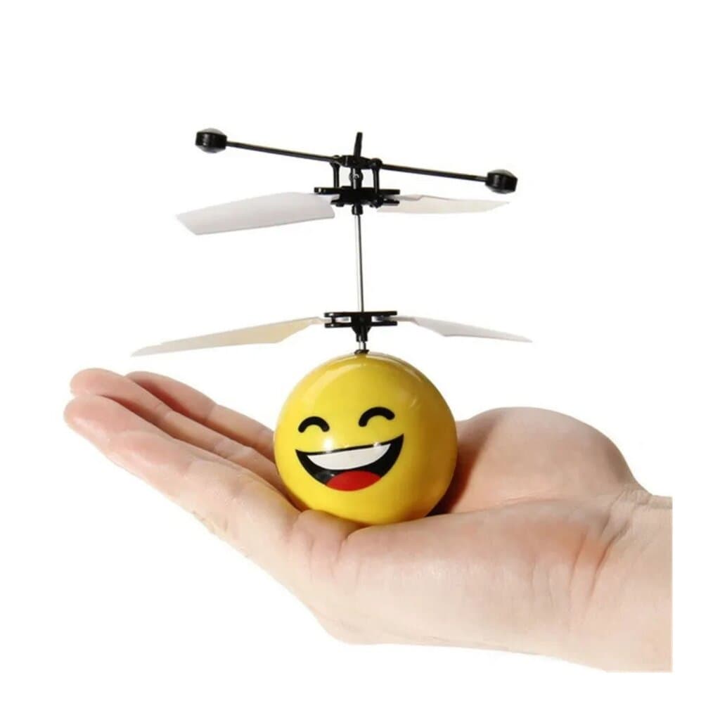 Mini Smiley Drone Hand Induction Flying Ball Toy for Kids