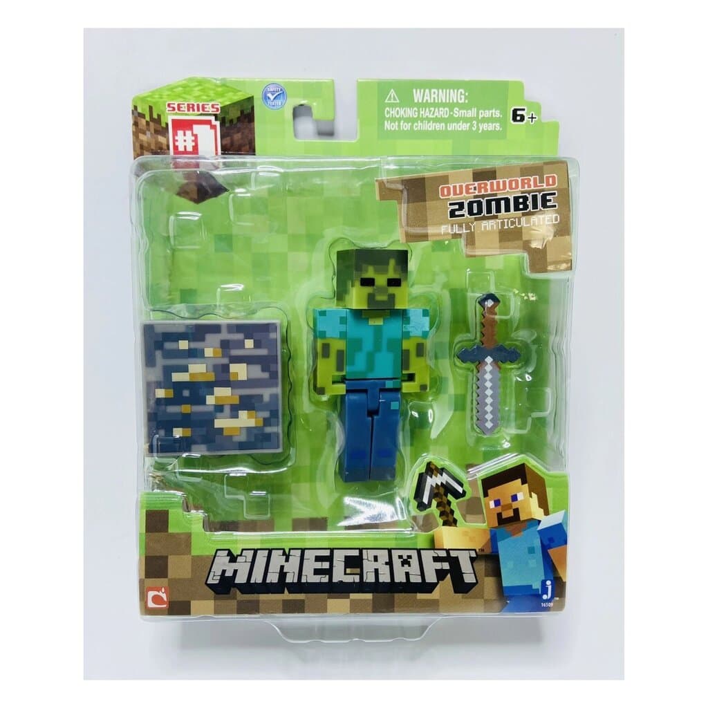 Minecraft Overworld Zombie Figure