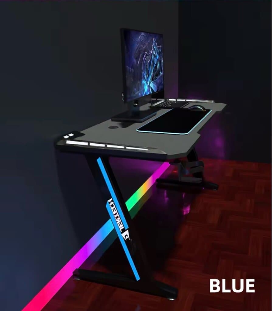 Jertech GD-216 Gaming Desk (Gray) 6