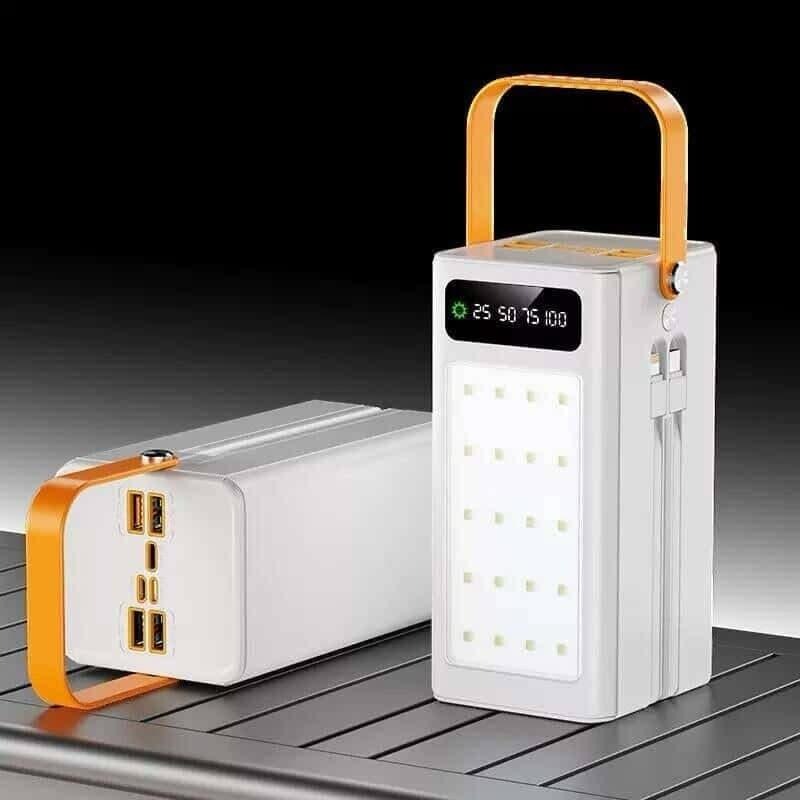 Mobile Phone Power Bank 60,000mah LED Card Large Card50000 External Battery Charger for Fast Phone C