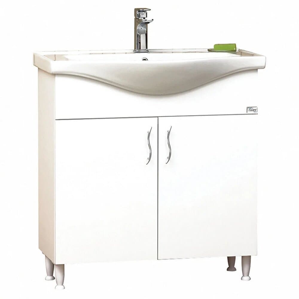 Orka Bold Set Bathroom Cabinet 80 Cm - White