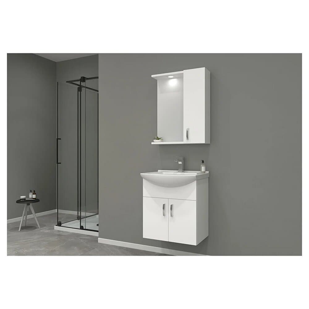 Orka Duru Bathroom Cabinet 65 Cm - White