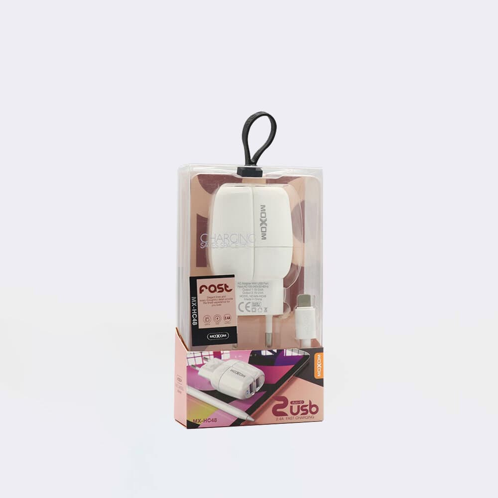 Moxom Charger - MX-HC48 Type-C White 5