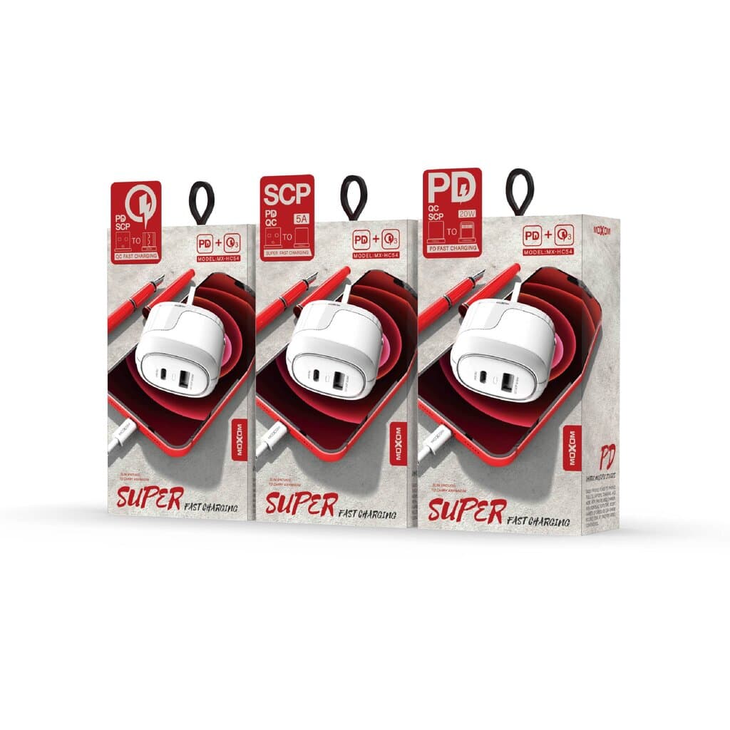 Moxom Charger - MX-HC54 Type-C 22.5W 5