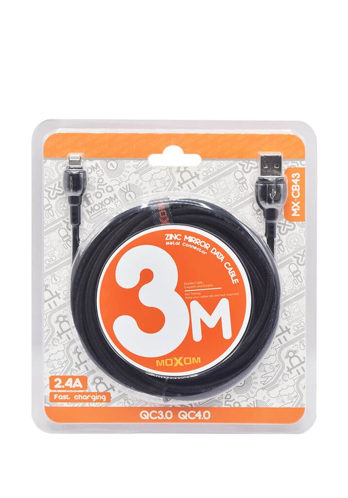 Moxom Lightning Cable - MX-CB43 (3m) 3