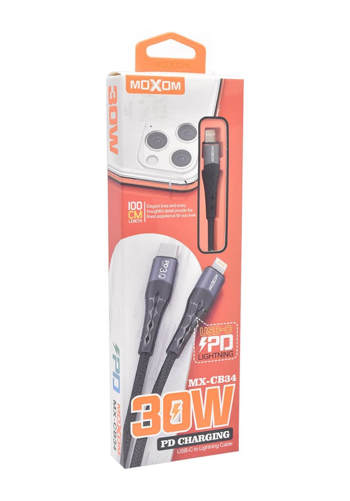 Moxom Lightning to Type-C Cable 30W - MX-CB34 3