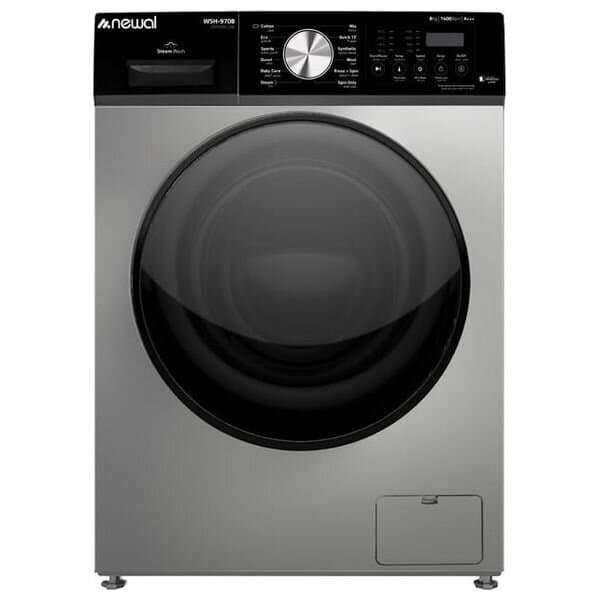 Newal Front Loading Auto Washing Machine 8kg - WSH-9708/01 (Gray)