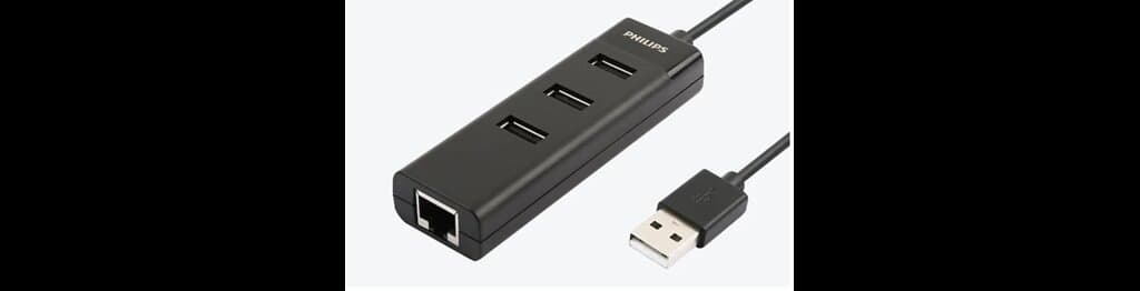 Philips SWR1609F/93 - USB socket Hub expand to 4 Ports Mini HUB.
