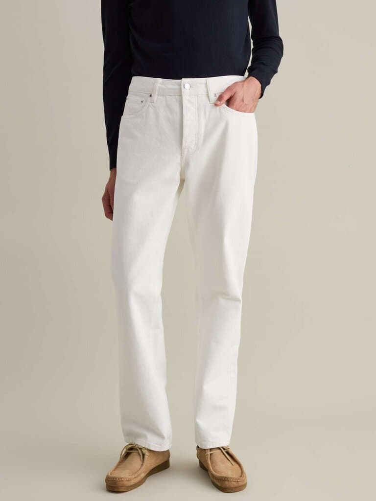 Straight-fit jeans in cotton twill