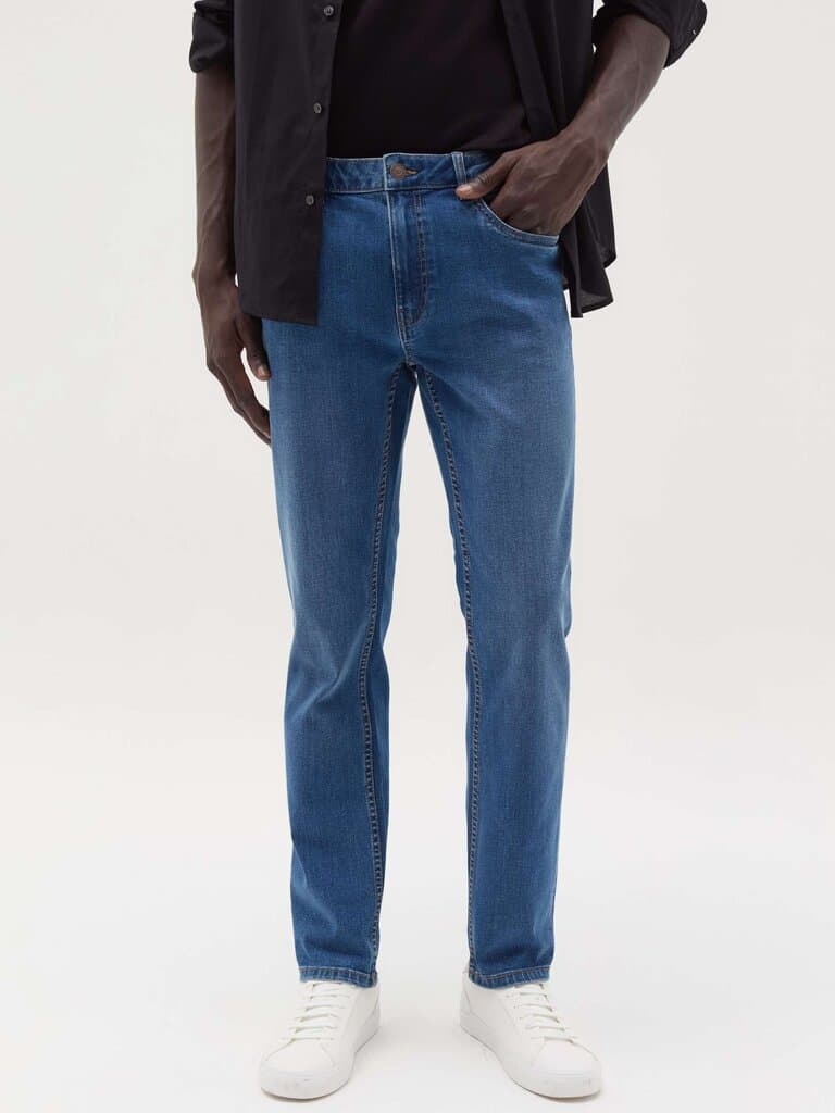 OVS Dark Wash Slim-fit jeans with five pockets
