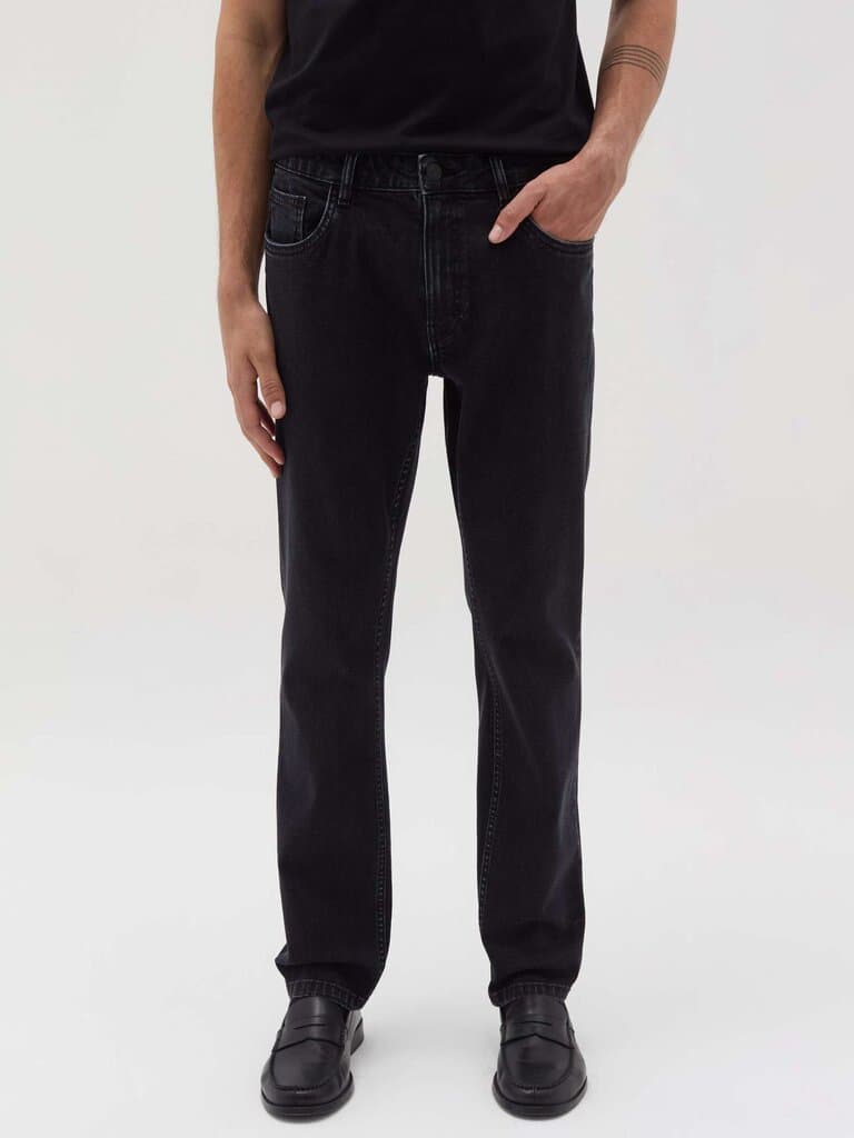 OVS Dark Wash Slim-fit jeans with five pockets
