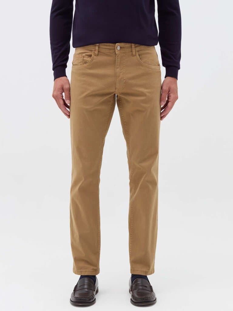 OVS Khaki Regular-fit trousers with five pockets