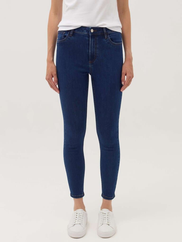 OVS Black Skinny-fit crop jeans