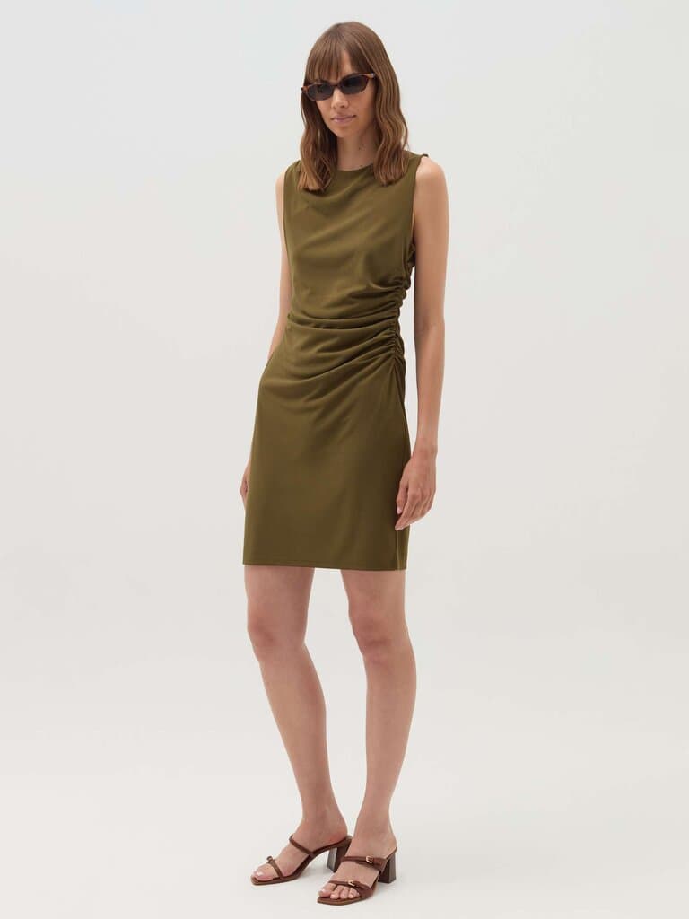 OVS Black Short dress with gathering on the side