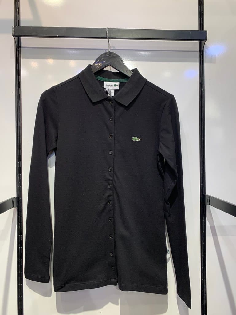Lacoste Women's Cotton Shirt - Black (36)