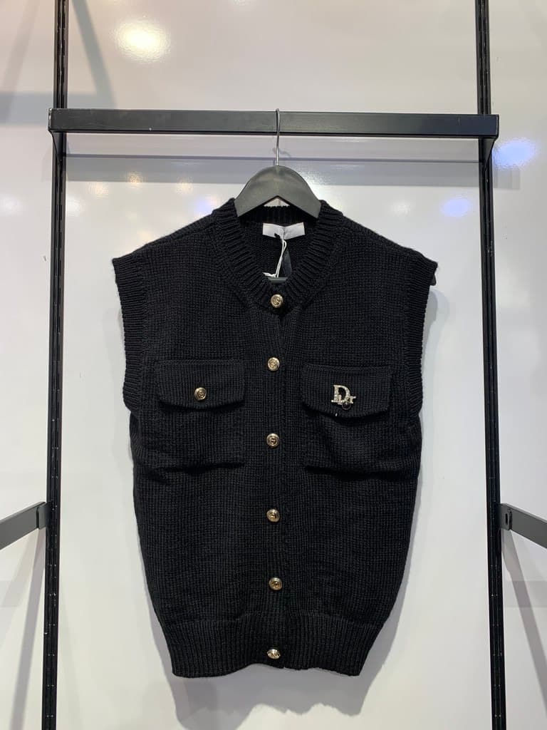 Dior Women's Tricot Vest - Master Quality - Black (36)
