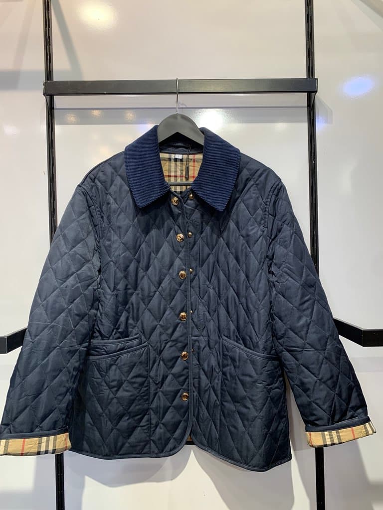 Burberry Women's Jacket - Master Quality - Navy Blue (36)