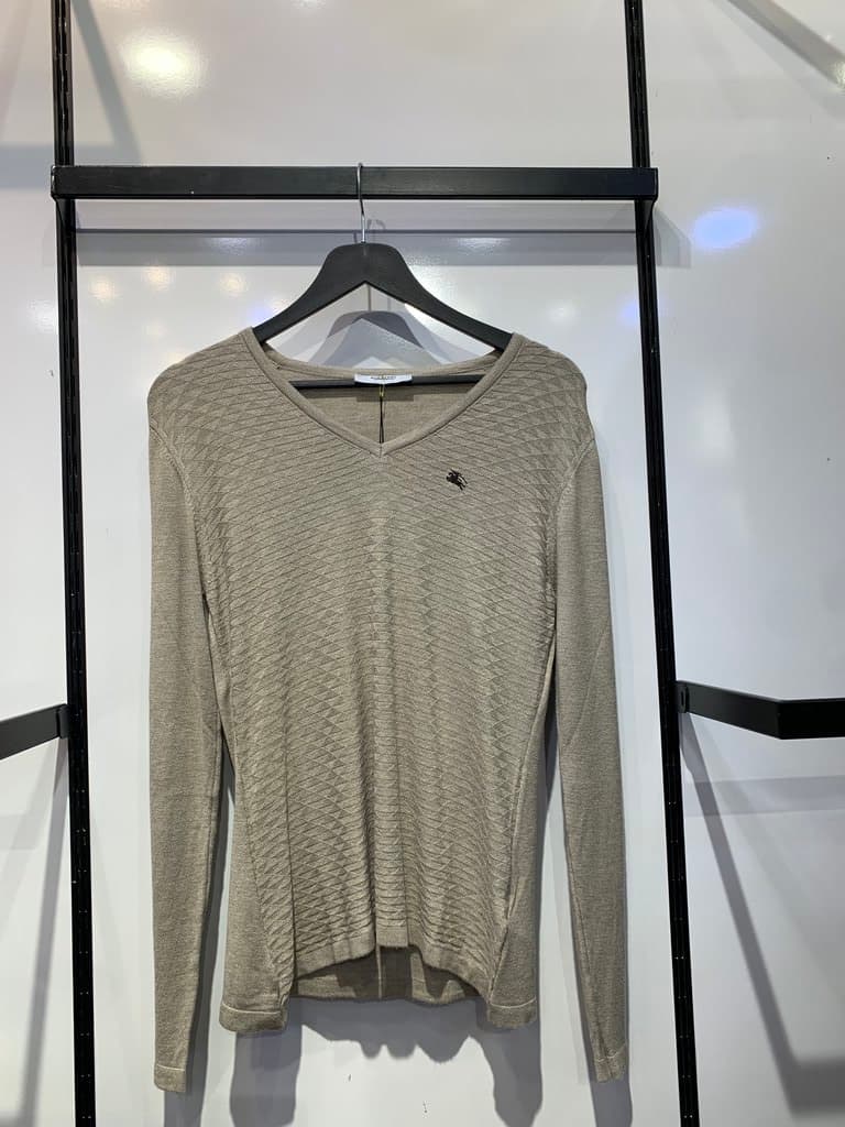 Burberry Women's Tricot Blouse - Master Quality - Khaki (36)