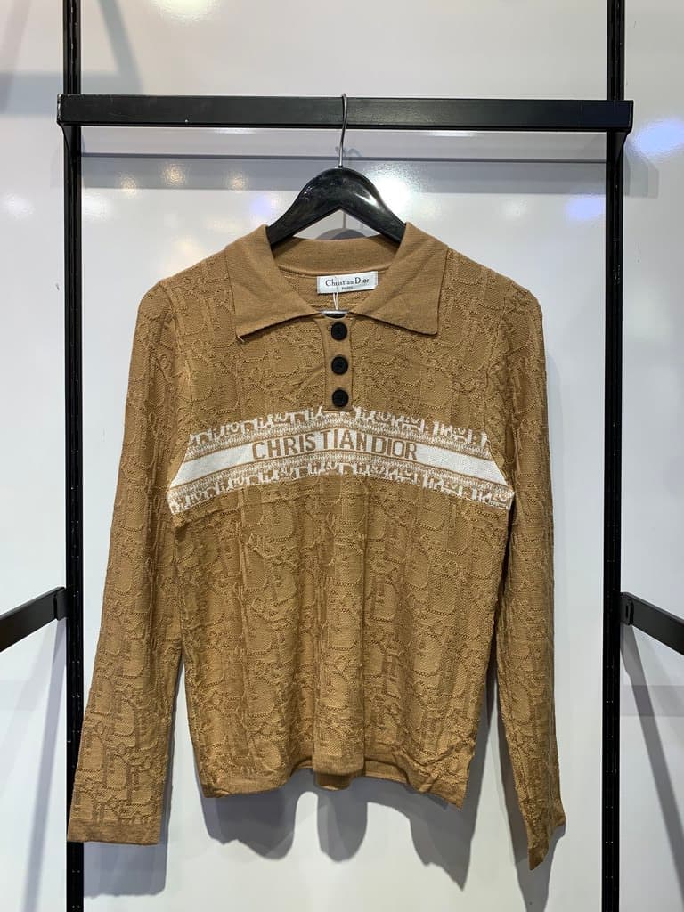 Dior Women's Tricot Blouse - Master Quality - Brown
