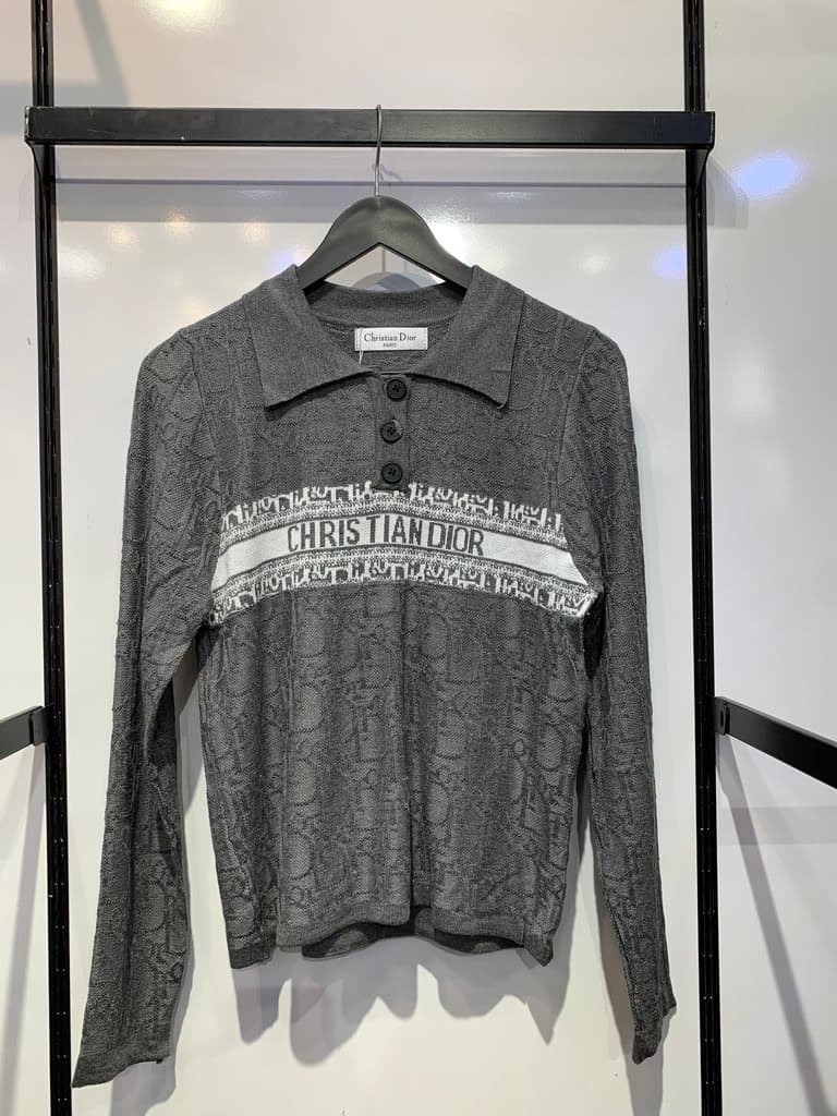 Dior Women's Tricot Blouse - Master Quality - Gray