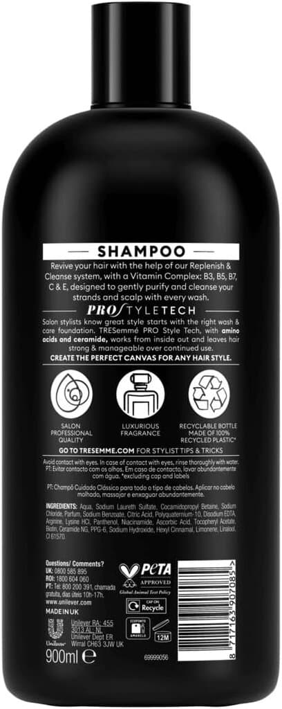 Tresemme Cleanse & Replenish Shampoo - 900ml 3