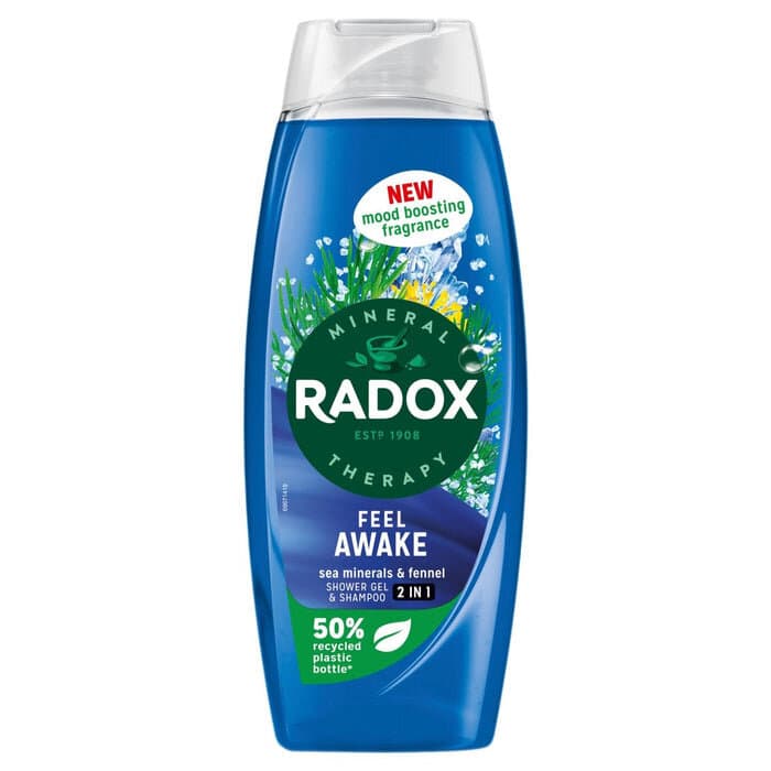 Radox Feel Awake Mood Boosting 2-in-1 Shower Gel & Shampoo - 450ml