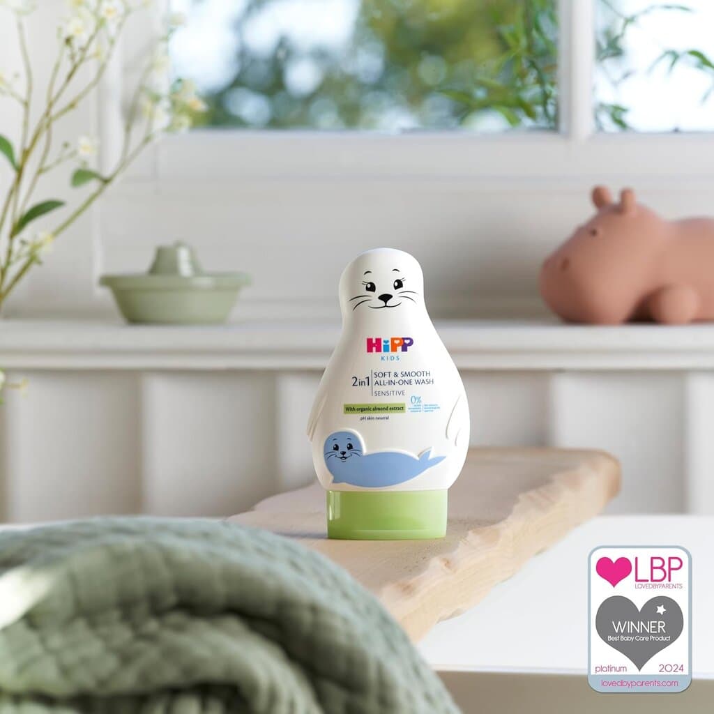 HiPP Kids Soft and Smooth All-In-One Seal Body Wash - 200ml 3